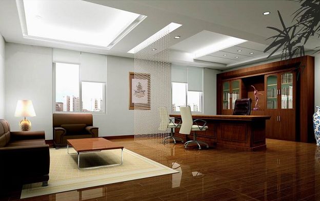 老總辦公室裝修時，只要做到這四大要點就完美了