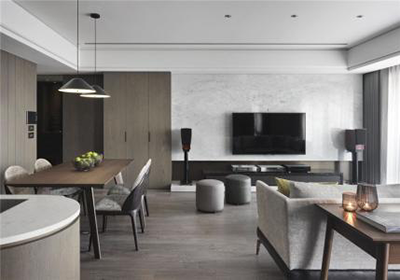 現(xiàn)代簡(jiǎn)約風(fēng)餐廳裝修效果圖