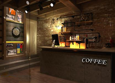 loft風(fēng)格前臺(tái)