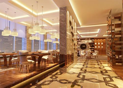 餐廳現(xiàn)代裝修風格參考效果圖