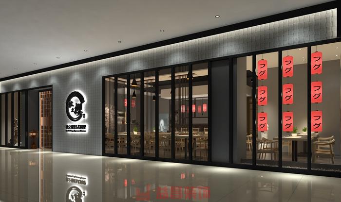 南昌餐飲店門(mén)頭的裝修